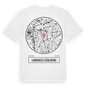 Landkreis Günzburg t-shirt – ekologisk bomull t-shirt från Pinshirt