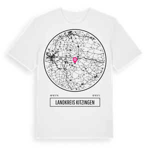 Landkreis Kitzingen t-shirt – ekologisk bomull t-shirt från Pinshirt