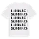 Landkreis Kronach ordlek t-shirt