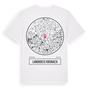 Landkreis Kronach t-shirt – ekologisk bomull t-shirt från Pinshirt