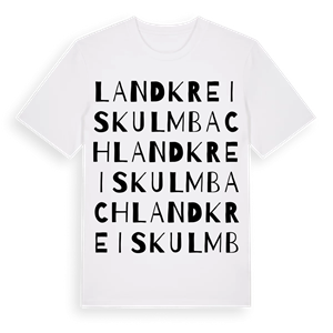 Landkreis Kulmbach ordlek t-shirt – ekologisk bomull t-shirt från Pinshirt