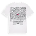 Landkreis Landshut karta t-shirt
