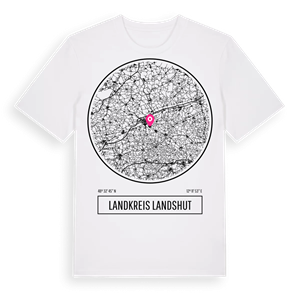 Landkreis Landshut t-shirt – ekologisk bomull t-shirt från Pinshirt