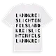 Landkreis Lichtenfels ordlek t-shirt