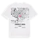 Landkreis Lindau karta t-shirt