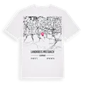 Landkreis Miesbach karta t-shirt