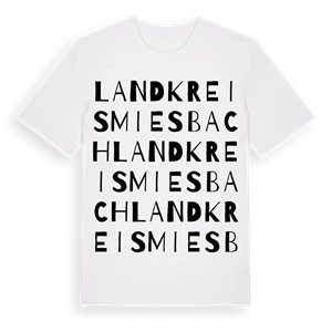 Landkreis Miesbach ordlek t-shirt – ekologisk bomull t-shirt från Pinshirt