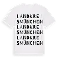 Landkreis München ordlek t-shirt