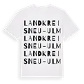 Landkreis Neu-Ulm ordlek t-shirt