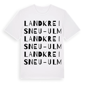 Landkreis Neu-Ulm ordlek t-shirt – ekologisk bomull t-shirt från Pinshirt