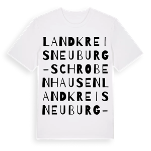 Landkreis Neuburg-Schrobenhausen ordlek t-shirt – ekologisk bomull t-shirt från Pinshirt