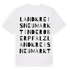 Landkreis Neumarkt in der Oberpfalz ordlek t-shirt – ekologisk bomull t-shirt från Pinshirt