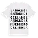 Landkreis Nürnberger Land ordlek t-shirt
