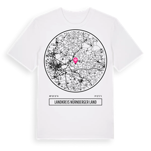 Landkreis Nürnberger Land t-shirt – ekologisk bomull t-shirt från Pinshirt