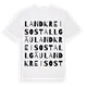 Landkreis Ostallgäu ordlek t-shirt