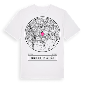 Landkreis Ostallgäu t-shirt – ekologisk bomull t-shirt från Pinshirt