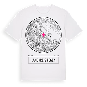 Landkreis Regen t-shirt – ekologisk bomull t-shirt från Pinshirt