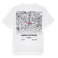 Landkreis Regensburg karta t-shirt