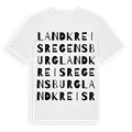 Landkreis Regensburg ordlek t-shirt