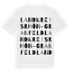 Landkreis Rhön-Grabfeld ordlek t-shirt