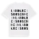 Landkreis Rosenheim ordlek t-shirt