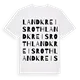 Landkreis Roth ordlek t-shirt