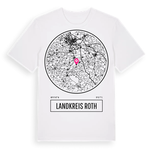 Landkreis Roth t-shirt – ekologisk bomull t-shirt från Pinshirt