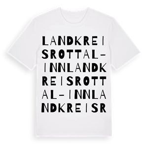 Landkreis Rottal-Inn ordlek t-shirt – ekologisk bomull t-shirt från Pinshirt