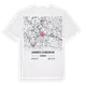 Landkreis Schweinfurt karta t-shirt