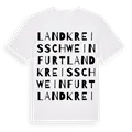 Landkreis Schweinfurt ordlek t-shirt