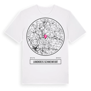 Landkreis Schweinfurt t-shirt – ekologisk bomull t-shirt från Pinshirt