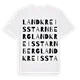 Landkreis Starnberg ordlek t-shirt