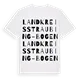Landkreis Straubing-Bogen ordlek t-shirt