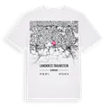Landkreis Traunstein karta t-shirt