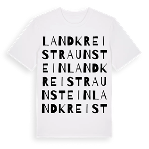 Landkreis Traunstein ordlek t-shirt – ekologisk bomull t-shirt från Pinshirt
