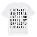 Landkreis Unterallgäu ordlek t-shirt