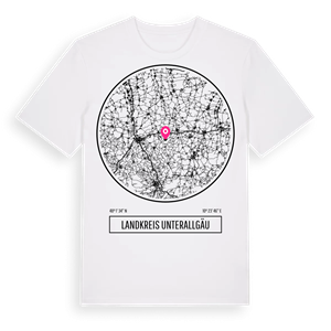 Landkreis Unterallgäu t-shirt – ekologisk bomull t-shirt från Pinshirt