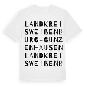 Landkreis Weißenburg-Gunzenhausen ordlek t-shirt – ekologisk bomull t-shirt från Pinshirt