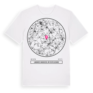 Landkreis Wunsiedel im Fichtelgebirge t-shirt – ekologisk bomull t-shirt från Pinshirt