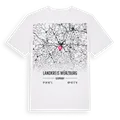 Landkreis Würzburg karta t-shirt