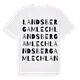 Landsberg am Lech ordlek t-shirt