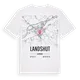 Landshut karta t-shirt