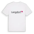 Langdorf hjärta t-shirt