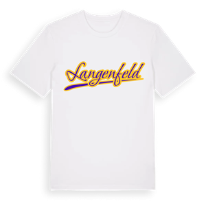 Langenfeld baseball t-shirt – ekologisk bomull t-shirt från Pinshirt