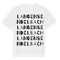 Langensendelbach ordlek t-shirt
