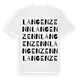 Langenzenn ordlek t-shirt