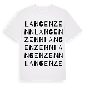 Langenzenn ordlek t-shirt – ekologisk bomull t-shirt från Pinshirt