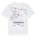 Lechhausen-Ost karta t-shirt