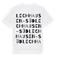 Lechhausen-Süd ordlek t-shirt