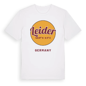 Leider cirkel t-shirt – ekologisk bomull t-shirt från Pinshirt